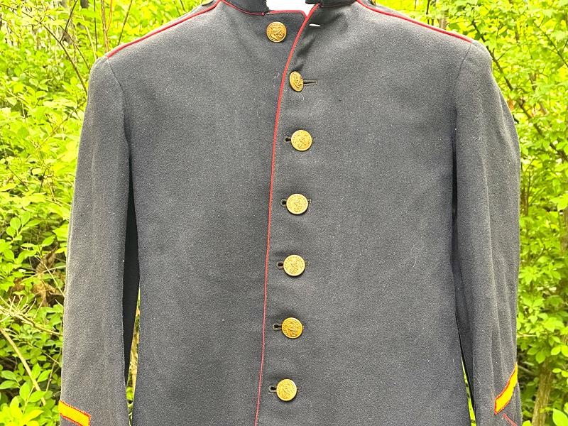 marine corps dress blue overcoat Authentic 43L Rare USMC Dress Blue Lance Corporal Jacket With 3 Medals